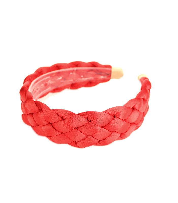 BRAIDED SATIN HEADBAND "MANHATTAN"