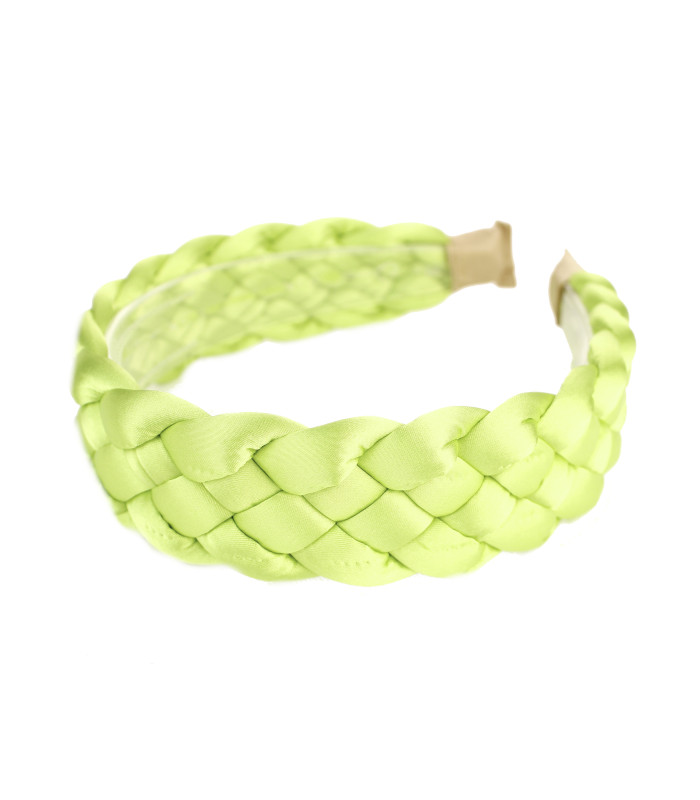 BRAIDED SATIN HEADBAND "MANHATTAN"