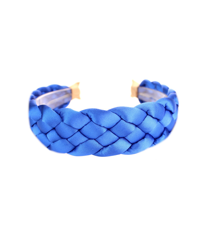 BRAIDED SATIN HEADBAND "MANHATTAN"