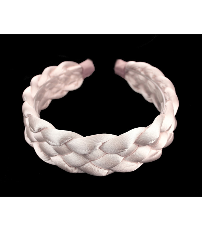 BRAIDED SATIN HEADBAND "MANHATTAN"