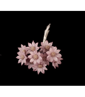 Flor De Porcelana Fría 1,2 Cm Rosa - tocados para
