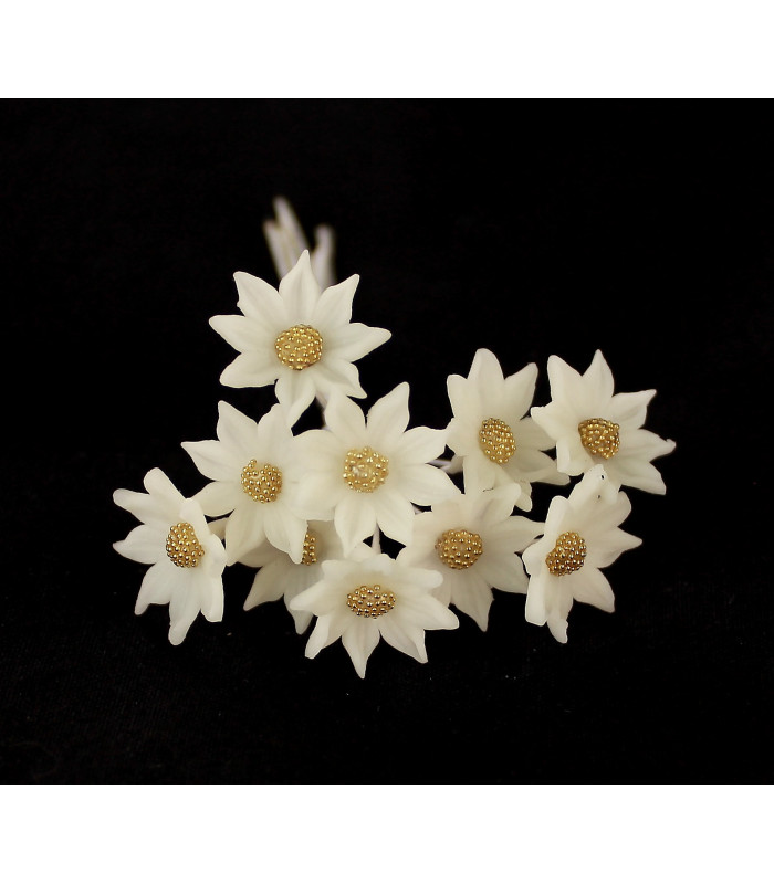 FLOR DE PORCELANA FRÍA 1,2 CM