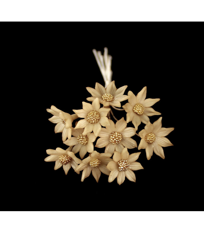 FLOR DE PORCELANA FRÍA 1,2 CM