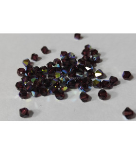 Tupi Swarovski 4 Mm 4 Mm. Berenjena - de colores