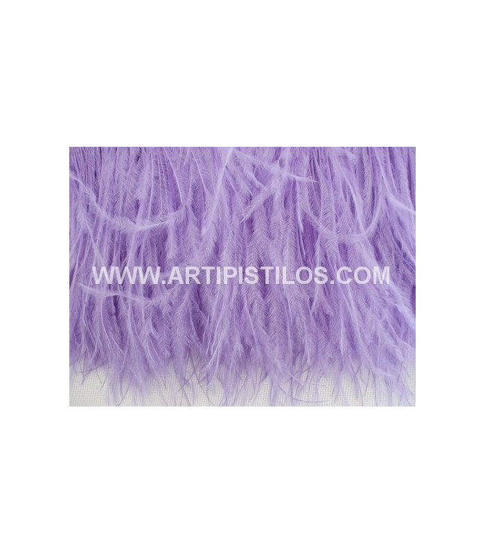 OSTRICH FEATHERS FRINGE - 2 PLY. FIRST QUALITY - 10 CMS.