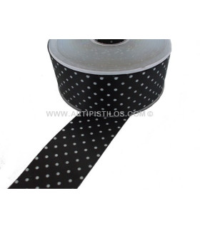 SATIN RIBBON WITH SPOTS 16 MM.
