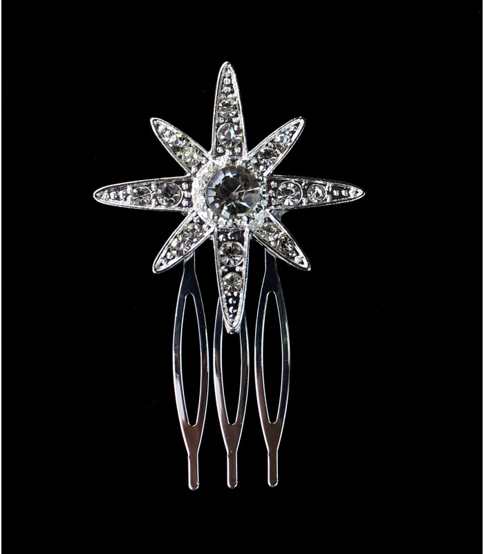 HORQUILLA CON STRASS "LUNA"