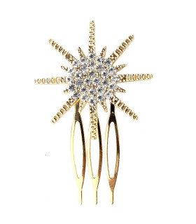 Horquilla Con Strass "sol" Oro - adornos pelo