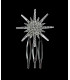 Grampo decorativo com ornamento de rhinestone "LUNA"