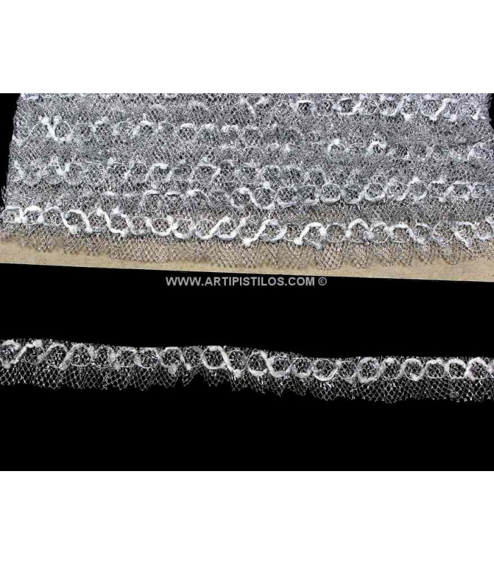 METALLIC TULLE RIBBON