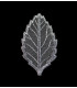 Embroidered leaf 2 x 5cm