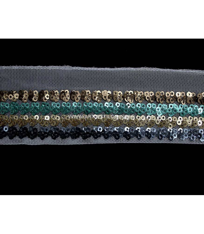 SEQUINS/TUL RIBBON