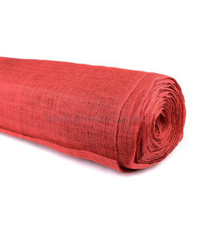 Sinamay Aprestado Normal 17 X 17 Dpi Rojo 1 Metro X 90 Cms. - flores de