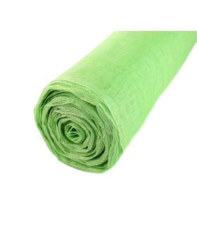 Sinamay Aprestado Normal 17 X 17 Dpi Verde Vivo 1 Metro X 90 Cms. - flores para