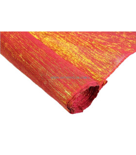 Sinamay Seda Con Lurex Rojo - tocados para