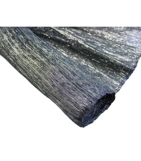 Sinamay Seda Con Lurex Negro - tocados para