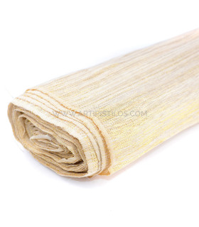 Sinamay Seda Con Lurex Natural/lurex Oro - tocados para