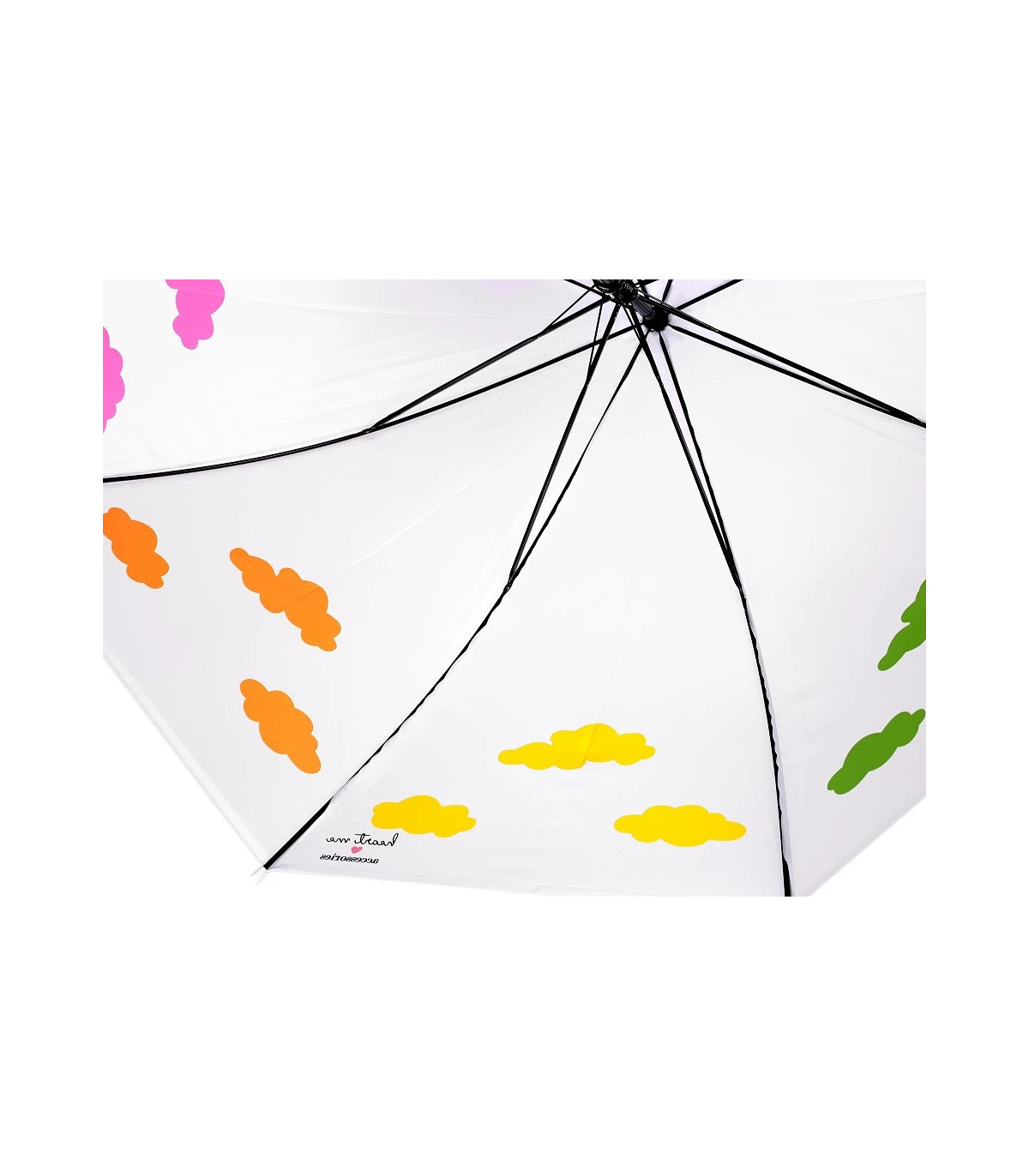 Paraguas de mujer con efecto único de nubes mágicas Paraguas - Materiales para tocados, Canotiers, Flores de porcel