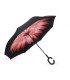 Reverse umbrella with coloured inner cover