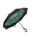 Reverse umbrella with coloured inner cover
