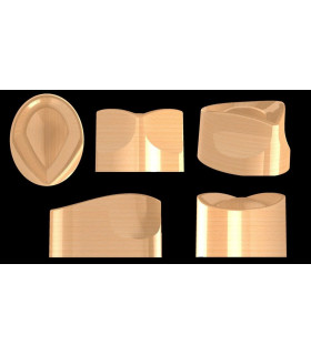 Copa Para Sombrero Fedora - 001 - de madera