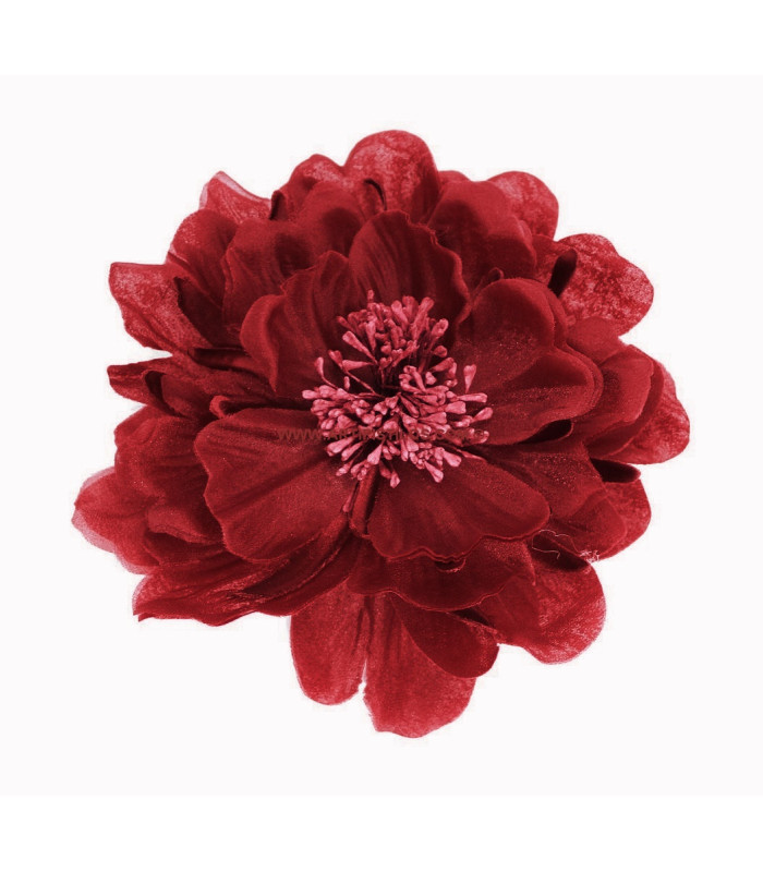 FLOR DE TELA "RUNA" 14 cm