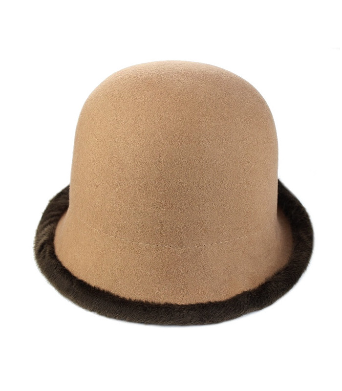 Chapéu de feltro não deformável para mulheres