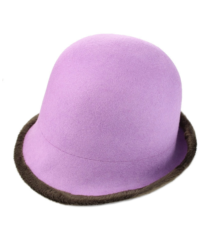 Chapéu de feltro não deformável para mulheres