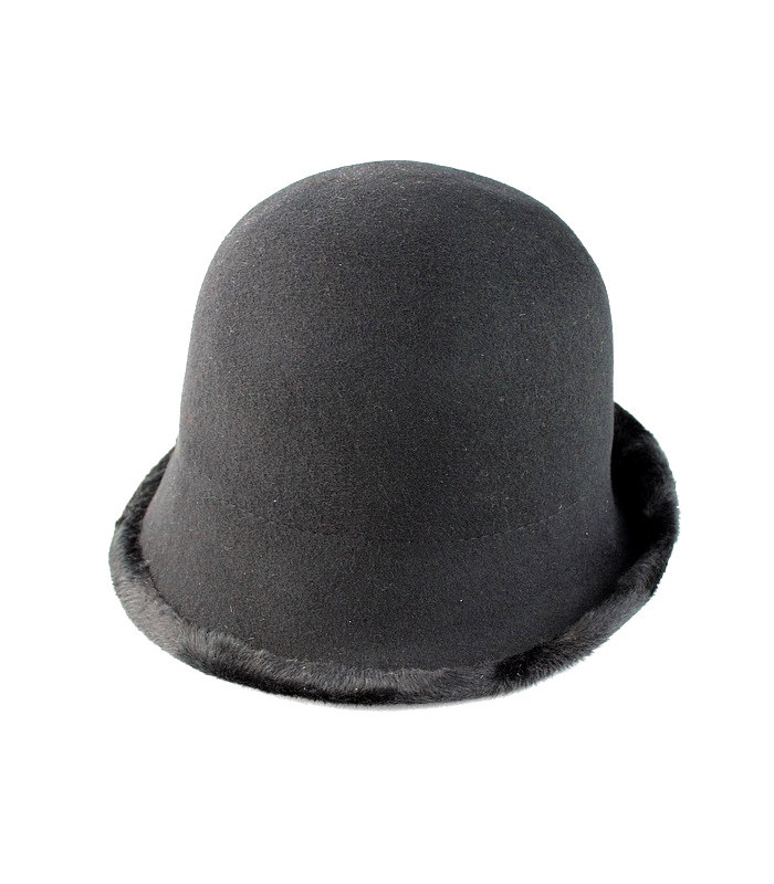 Chapéu de feltro não deformável para mulheres