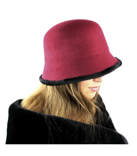 copy of Women's felt hat / non-deformable