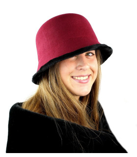 copy of Women's felt hat / non-deformable