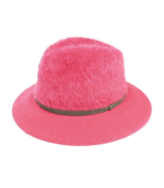 Angora/wool lady hat - Self-adjusting