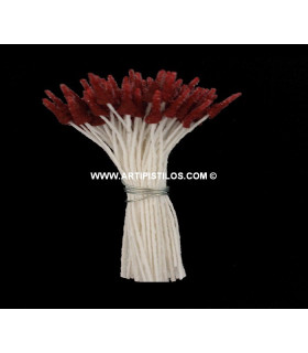 GRANULATED SPEARHEAD STAMEN WHITE/WINE