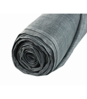 Sinamay Aprestado Normal 17 X 17 Dpi Gris Oscuro 1 Metro X 90 Cms. - flores de