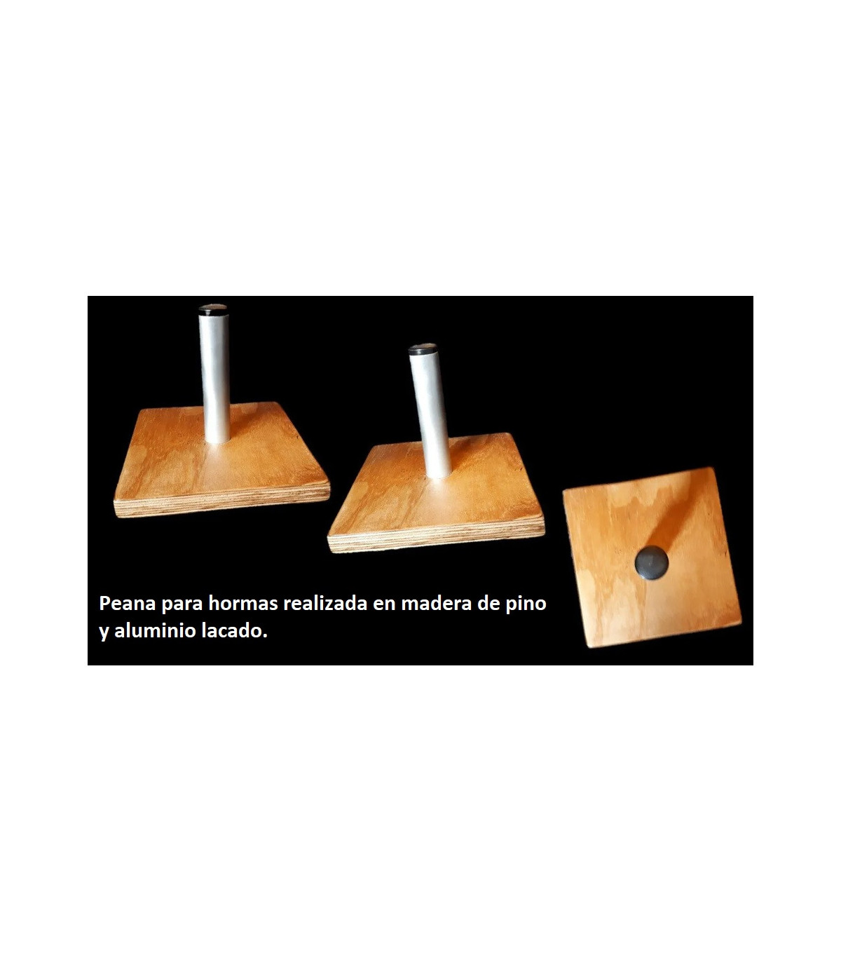 Peana para hormas de madera - Accesorios & Soportes - Materiales para  tocados, Telas de calidad, Diademas, Bobinas de hilo y mas