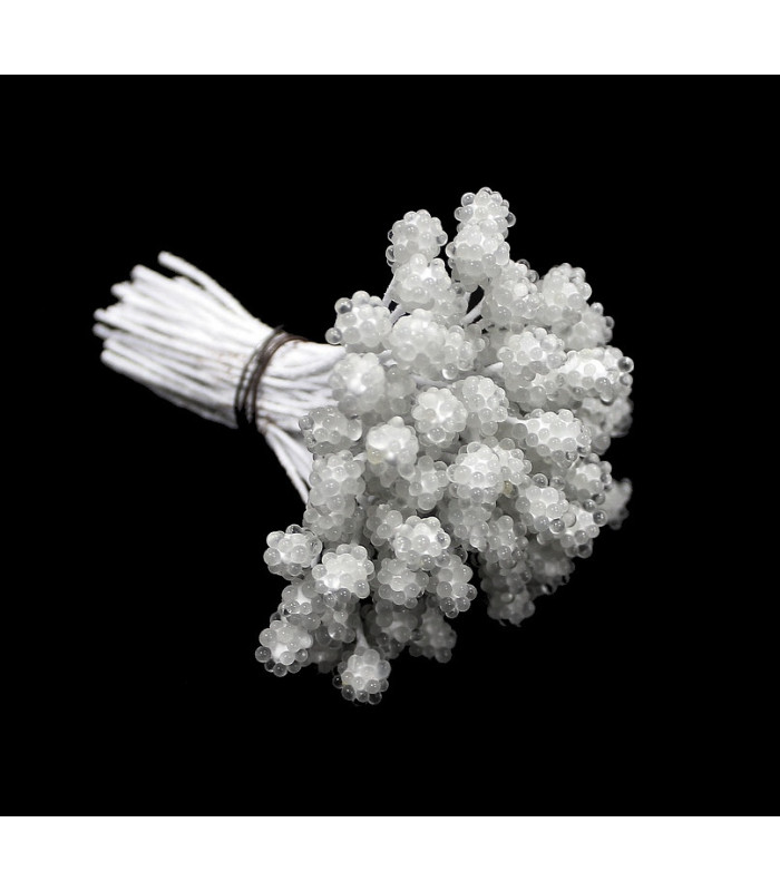 Bouquet of 80 pistils with crystal spheres