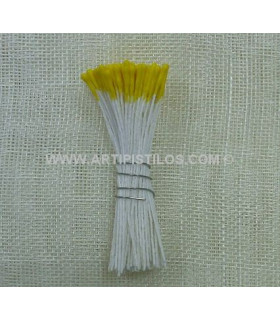 Pistilo Amarillo Mate 1 Lado Cabeza Extra Amarillo 8 Cms. De Largo Cabeza: 1 Cm. - color