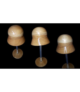 Horma de madera - Sombrero estilo Cloche/05