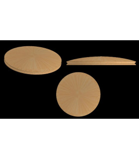 WOODEN HAT BRIM BLOCK  / 100