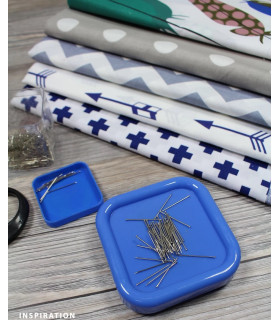 Almofada Magnética / 4 Colors Azul - agujas para coser