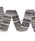 STRIPED RIBBON WITH LUREX 25 MM. X 1 MT.