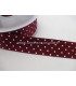 SATIN RIBBON WITH SPOTS 25 MM.