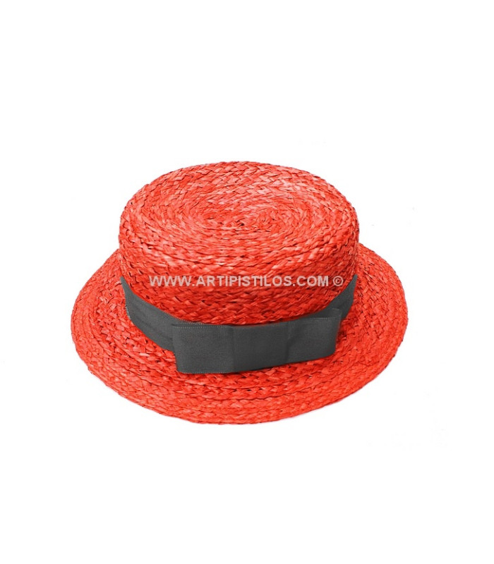 HAT CANOTIER MADE OF RAFFIA