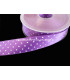 SATIN RIBBON WITH SPOTS 25 MM.