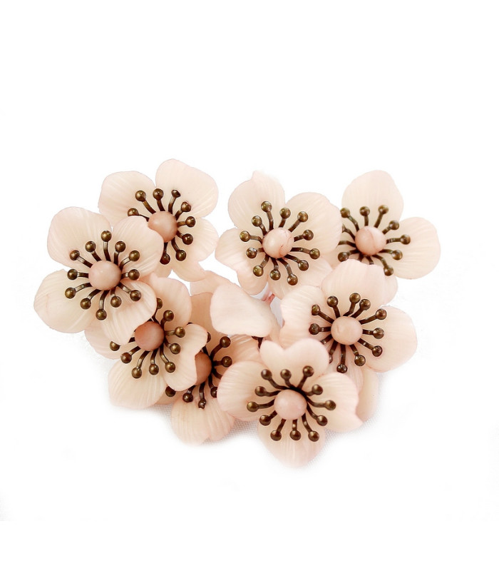 FLOR DE PORCELANA FRÍA 23mm