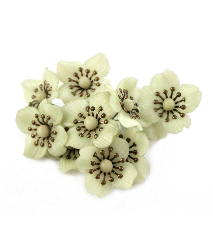FLOR DE PORCELANA FRÍA 23mm