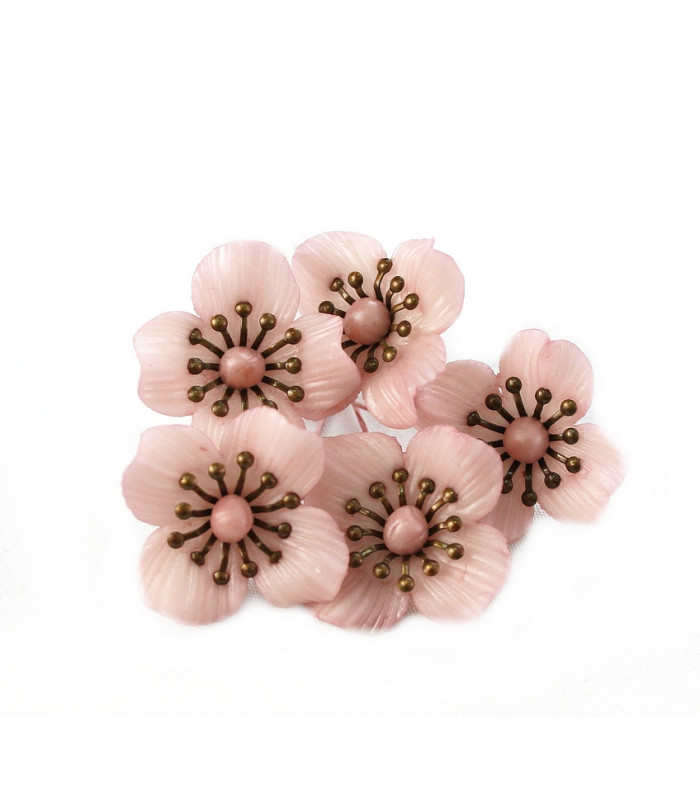 FLOR DE PORCELANA FRÍA 23mm