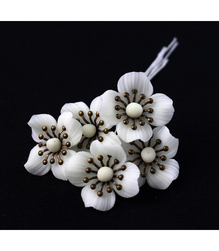 FLOR DE PORCELANA FRÍA 23mm