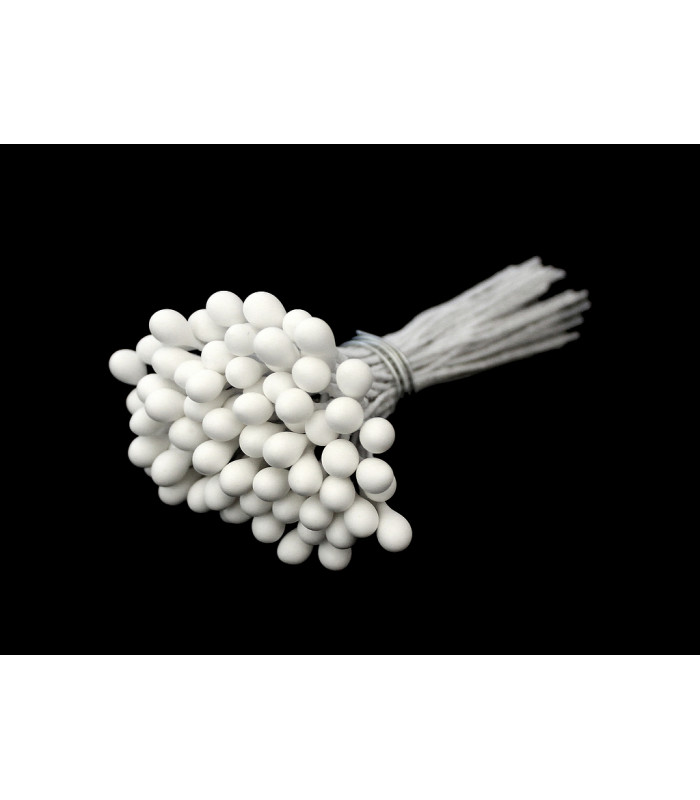 PAQUETE 90 PISTILOS 5 MM. MATE TALLO DE ALAMBRE