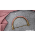Metal handle for bags